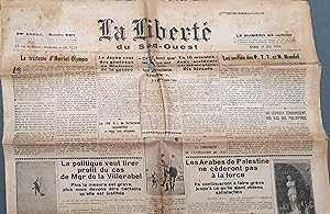 La liberté du Sud-Ouest N° 9911 du 19 mai 1936. 19 mai 1936.