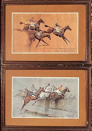 Pair x Grand National Steeplechasing Scenes' 1931 by Paul D. Brown