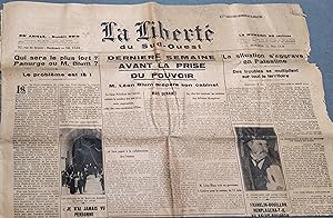 La liberté du Sud-Ouest N° 9919 du 27 mai 1936. Léon Blum prépare son cabinetTroubles en Palesti...