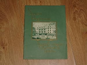 Souvenir Programme Opening Ceremony November 29th, 1929 by President Cosgrave