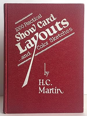 1000 PRACTICAL SHOW CARD LAYOUTS & Color Sketches 1928 SCARCE FIRST PRINTING Old School Sign Writing