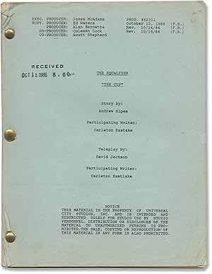 The Equalizer: The Cup (Original screenplay for the 1986 television episode)