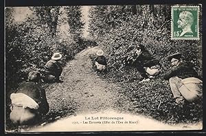 Ansichtskarte Le Lot Pittoresque, Les Entraves, Effet de l`Eau de Miers