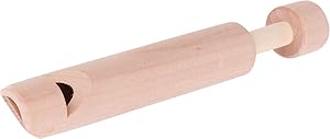 Goki UC100 - Kolbenfloete, unbehandelt, 16,5 cm, Holz