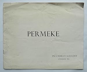 Constant Permeke. Piccadilly Gallery. London 21st June-14th July 1962.