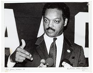 Photographic portrait of Jesse Jackson by African-American Photographer Richard Allen DuCree