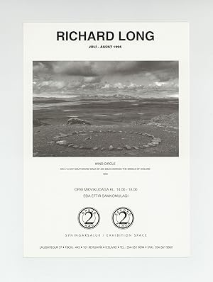 Exhibition card: Richard Long (July-August 1995)