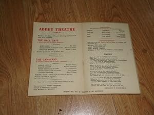 Programme: Abbey Theatre Dublin Monday, 25th May, 1942 The Gaol Gate & The Canavans by Lady Gregory