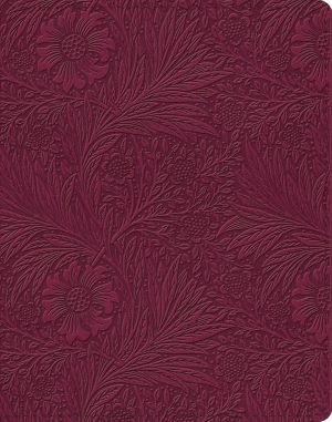 ESV Single Column Journaling Bible (TruTone, Raspberry, Floral Design)