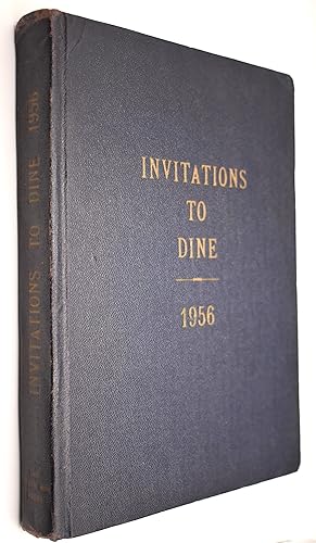 INVITATIONS TO DINE In London And Greater London 1956