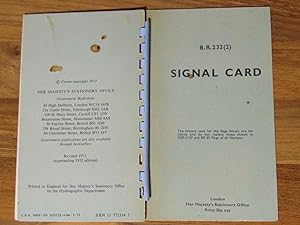 Signal Card - B.R.232(2) (Naval Signaling)