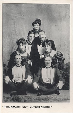 The Smart Set Entertainers Victorian Founded Theatre Group Postcard