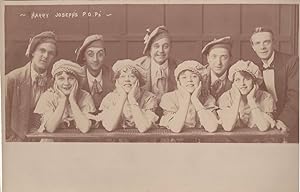 Harry Joseph's Party Of Pierrots Antique Theatre Postcard