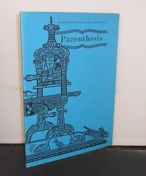Parenthesis No 6 August 2001 : the Journal of the Fine Press Book Association