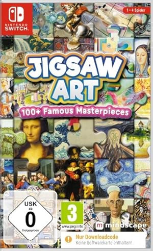 Jigsaw Art: 100+ Famous Masterpieces (CiB), Switch, 1 Nintendo Switch-Spiel