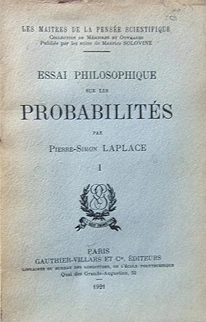 Essai philosophique sur les probabilités.