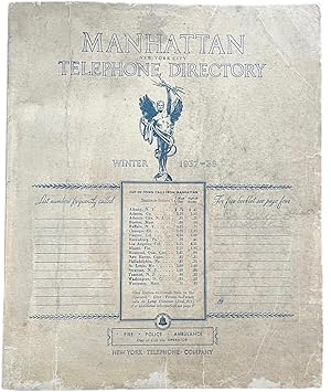 Manhattan New York City Telephone Directory.