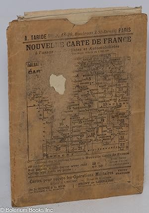Nouvelle Carte des France a l'usage [por] bicyclistes [? - text rubbed away] et automovilistes [p...