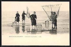 Ansichtskarte Boulogne-sur-Mer, Pêcheuses de Crevettes