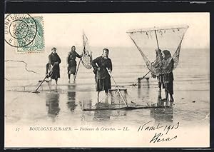 Ansichtskarte Boulogne-sur-Mer, Pêcheuses de Crevettes