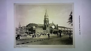 Hauptbahnhof Hamburg um 1936 - Original Fotografie von Hans Breuer