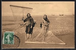 Ansichtskarte Berck-Plage, Pêcheuses de Crevettes