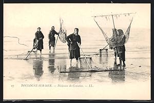 Ansichtskarte Boulogne-sur-Mer, Pêcheuses de Crevettes