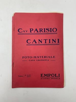Cav. Parisio Cantini. Foto-materiale casa grossista, Empoli (locali propri)