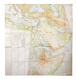 [RARE WALL MAP OF THE MIDDLE EAST BY WAR OFFICE] Map of the Middle East and Near East. Scale: 1:4...