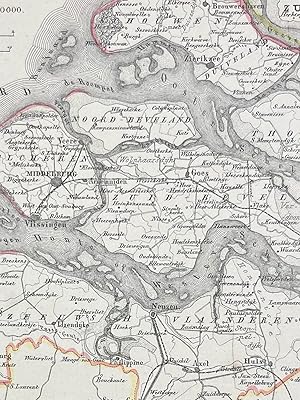 Rare atlas, [s.a.], Zeeland | Gemeente-Atlas van Zeeland. Naar officieele bronnen bewerkt. Leeuwa...