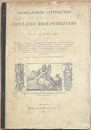 Catalogue, 1893, Dutch Literature | Nederlandsche letterkunde. Populaire Prozaschrijvers der XVII...