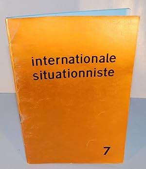 INTERNATIONALE SITUATIONNISTE bulletin no. 7 avril 1962 (édition originale)