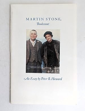MARTIN STONE - Great BOOK SCOUT (and Rock Guitarist) by PETER HOWARD **SIGNED** 1/200