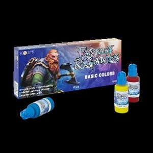 BASIC COLORS Fantasy & Games Paint Set