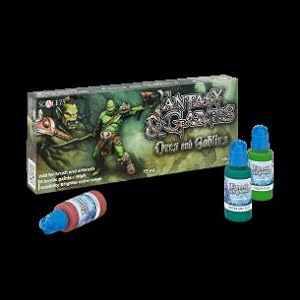 ORCS AND GOBLINS Fantasy & Games Paint Set