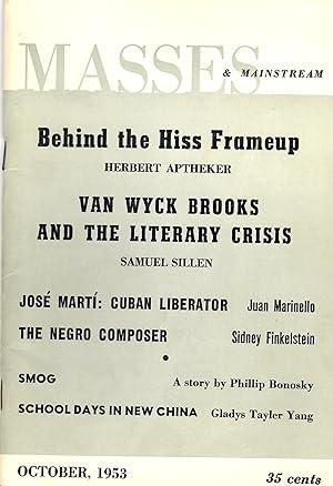 Masses & Mainstream, October 1953 [Vol. 6, No. 10]