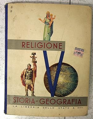il libro della V classe elementare Religione Storia Geografia
