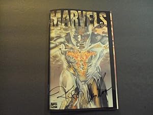 Marvels Bk 3 Modern Age Marvel Comics Signed Alex Cross/Kurt Busiek