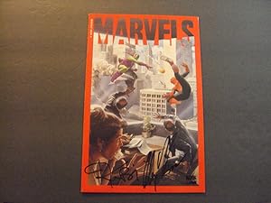 Marvels Bk 0 Modern Age Marvel Comics Signed Alex Cross/Kurt Busiek