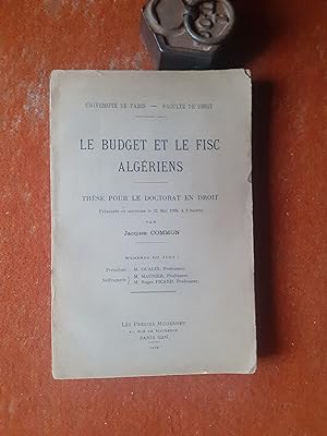 Le budget et le fisc algériens