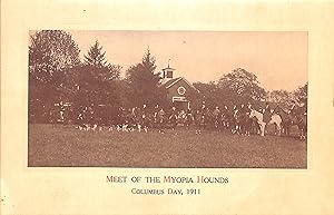 Meet Of The Myopia Hunt Club Hounds Columbus Day, 1911 Christmas Card