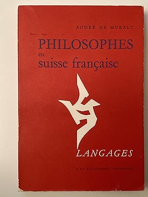 Philosophes en Suisse française.