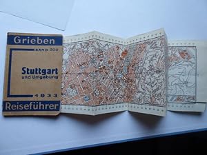 Grieben Reiseführer Band 200 - Stuttgart und Umgebung 1933.