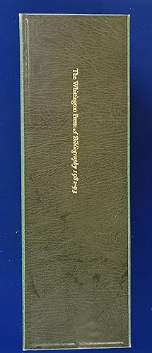 The Whittington Press : A Bibliography 1982-1993. [1 of 28 copies, "A" issue ]