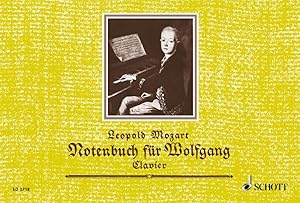 Notenbuch für Wolfgang Eine Auswahl der leichtesten Stücke. Klavier.