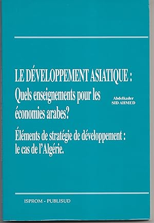 Le développement asiatique : Quel enseignement pour les économies arabes ? Éléments de stratégie ...