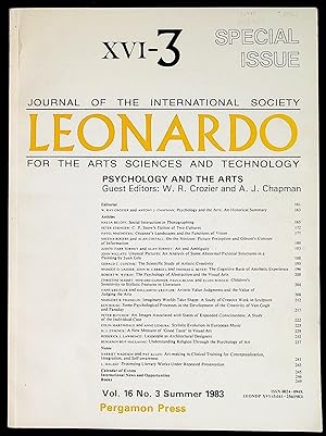 Leonardo: Journal of the International Society for the Arts, Sciences, and Technology. XVI - 3 Sp...
