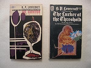 H. P. Lovecraft and August Derleth Two (2) Collectible Paperback Book Lot, including: The Survivo...