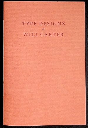 The Type Designs of Will Carter