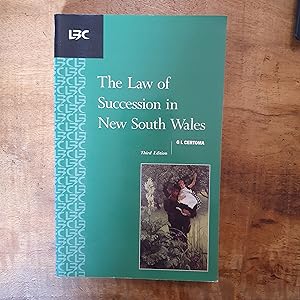 THE LAW OF SUCCESSION IN NEW SOUTH WALES: Third Edition